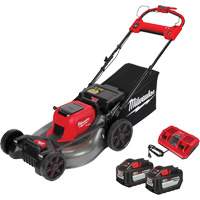Ensemble de tondeuse sans fil autopropuls&eacute;e &agrave; double pile M18 Fuel, Pouss&eacute;e automatique, &agrave; pile, Largeur de coupe 21" - Milwaukee 2823-22HD