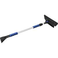 Brosse &agrave; neige, T&eacute;lescopique, lame Mousse de CAV/E, 48" Longueur, Noir/Bleu - Outils Aurora 
