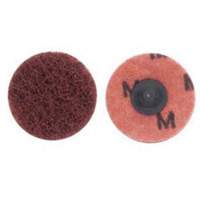 PowerLock&reg; Abrasotex Buffing Disc, 4" Dia., Medium Grit, Aluminum Oxide - Merit 08834166314