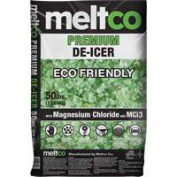 Premium Eco-Friendly De-Icer, Bag, 50 lbs.(22.7 kg), -25°C (-15°F) Melting Point - Meltco 40010