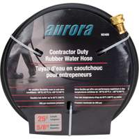 Contractor Duty Rubber Hose, Rubber, 5/8" dia. x 25' - Aurora Tools 