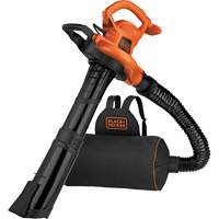 Souffleur/aspirateur/broyeur de feuilles 3-en-1 VacPack, Vitesse d'air 250 mi/h, &eacute;lectrique - Black & Decker BEBL7000-CA