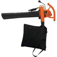 Souffleur/aspirateur/broyeur de feuilles, Vitesse d'air 210 mi/h, &eacute;lectrique - Black & Decker BV3100