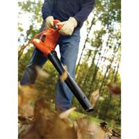 Souffleur/aspirateur/broyeur de feuilles haute performance, Vitesse d'air 250 mi/h, &eacute;lectrique - Black & Decker BV6600
