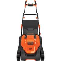 Tondeuse &agrave; gazon avec poign&eacute;e confortable, Pouss&eacute;e, &eacute;lectrique, Largeur de coupe 17" - Black & Decker BEMW482BH