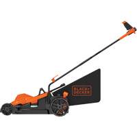 Tondeuse &agrave; gazon avec poign&eacute;e confortable, Pouss&eacute;e, &eacute;lectrique, Largeur de coupe 17" - Black & Decker BEMW482BH