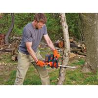 Ensemble scie &agrave; chaîne sans fil MAX*, 12", &agrave; pile, 40 V - Black & Decker LCS1240
