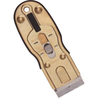 Grattoirs &agrave; lame de rasoir ergonomique, Lame Acier au carbone, Largeur 1-1/2", Manche Caoutchouc - Richard RUB-RS-300