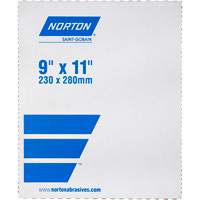 Sandpaper Sheets, 9" x 11", 100 Grit, Aluminum Oxide - Norton 66261100295