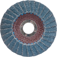 Disques &agrave; lamelles - Norton m&eacute;tal R828, 4-1/2" x 7/8", Type 27, Grain 80, Zirconium - Norton 66254419987