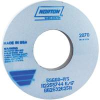 Tool Room Wheel, Type 01, Ceramic Alumina, 12" x 1" - Norton 66253262509