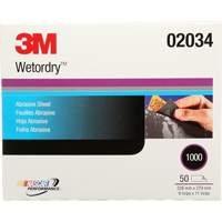 Imperiale Abrasive Sheet, 9" x 11", 1000 Grit, Silicon Carbide - 3M 02034