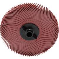 Scotch-Brite Radial Bristle Disc, Aluminum Oxide, 220 Grit, 3" Dia. - 3M SB30128
