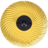Meule en soie radiale Scotch-Brite, Oxyde d'aluminium, Grain 80, 3" dia. - 3M SB30126
