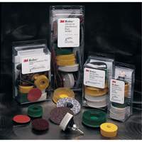 Scotch-Brite Roloc Bristle Disc Kit, Ceramic, 50, 80, 120 Grit, 2" Dia. - 3M SB78696