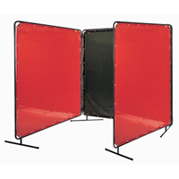 Welding Screen and Frame, Orange, 8' x 6' - Weld-Mate 