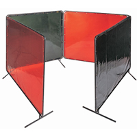 Welding Screen and Frame, Orange, 8' x 6' - Weld-Mate 