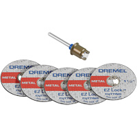 EZ LOCK MANDREL STARTERKIT (1 EZ402 & 5 EZ456) - Dremel EZ406-02