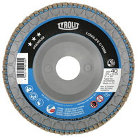 Disque &agrave; lamelles C-Trim robuste, 7" x 7/8", Type 29, Grain 80, Zirconium - Tyrolit 34239222