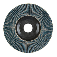 Disque &agrave; lamelles, 4-1/2" x 7/8", Type 27, Grain 80, Zirconium - Tyrolit 34299594