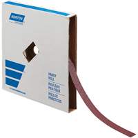 Rouleau de toile abrasive pour m&eacute;tal, Oxyde d'aluminium, 1" la x 150' lo, Grain 180 - Norton 66261136186