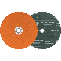 Disque de sablage Coolcut XX, 7" dia., Grain 80, C&eacute;ramique - Walter Technologies Pour Surface 15X728