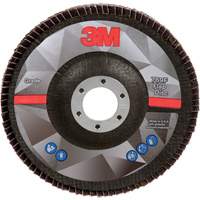 769F Quick Change Flap Disc, 5" x 7/8", Type 29, 40+ Grit, Ceramic - 3M AB05916