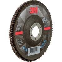 769F Quick Change Flap Disc, 5" x 7/8", Type 27, 80+ Grit, Ceramic - 3M AB05919