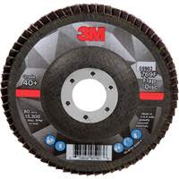769F Quick Change Flap Disc, 4-1/2" x 7/8", Type 27, 40+ Grit, Ceramic - 3M AB05903