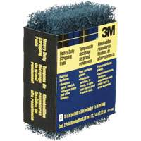 Tampons de d&eacute;capage pour gros travaux, Oxyde d'aluminium, 3-1/2" x 5", Grain Cors&eacute; - 3M 10111NA