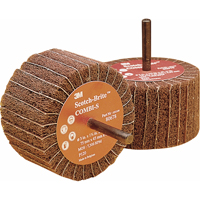 Meules combin&eacute;es, 3" dia. x 1-3/4" la, Arbre 1/4", Oxyde d'aluminium - 3M AB80801
