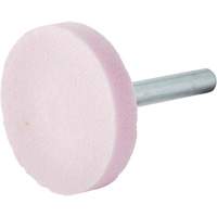 Meule mont&eacute;e vitrifi&eacute;e, W235, Oxyde d'aluminium, 1-1/2" dia., 1/4" lo, 80 Grain - Norton 69078645343