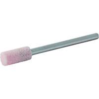 Meule mont&eacute;e vitrifi&eacute;e, W163, Oxyde d'aluminium, 1/4" dia., 1/2" lo, 80 Grain - Norton 69078645346