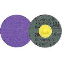 Cubitron 3 Roloc Fibre Disc, 2" Dia., 80+ Grit, Ceramic - 3M AB31753