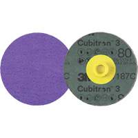 Cubitron 3 Roloc Fibre Disc, 4" Dia., 80+ Grit, Ceramic - 3M AB32094