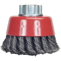 Knotted Wire Cup Brush, 6" Dia. x 5/8"-11 Arbor - Norton 69936605965