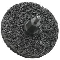 Bear-Tex&reg; Rapid Strip Non-Woven Quick-Change Disc, 3" Dia., Extra Coarse Grit, Silicon Carbide - Merit 66261013403