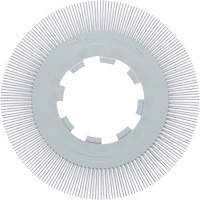 Brosse radiale en soies de pr&eacute;cision type S PN-RB sans adaptateur Scotch-Brite , C&eacute;ramique, Grain 120+, 8" dia. - 3M 7100374925