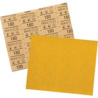 Feuille abrasive dor&eacute;e 12545, 9" x 11", Grain 180, Oxyde d'aluminium - 3M 7100375611