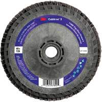 Disque &agrave; lamelles conique 1169F Cubitron 3 &agrave; changement rapide, 5" x 5/8"-11, Type T29, Grain 40+, C&eacute;ramique - 3M 7100380207