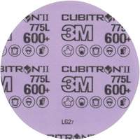Cubitron II Hookit Film Disc, 5" Dia., 600+ Grit, Ceramic, 3 mil - 3M 7100383590