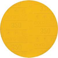 Hookit Gold Abrasive Disc, 6" Dia., 320 Grit, Aluminum Oxide, C-Weight - 3M 09257