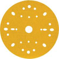 Hookit Gold Abrasive Disc, 6" Dia., 120 Grit, Aluminum Oxide, C-Weight - 3M 09282