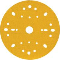 Hookit Gold Abrasive Disc, 6" Dia., 180 Grit, Aluminum Oxide, C-Weight - 3M 09284