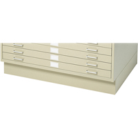 Classeurs en acier pour plans - Bases en option, 10/5 Tiroirs - Safco 4995TSR