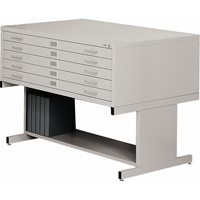 Classeurs en acier pour plans, 5 Tiroirs, 40-3/8" la x 29-3/8" p x 16-1/2" h - Safco 4994BLR