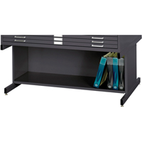 High Base for Steel Plan File Cabinet - Safco 4977BL