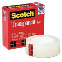 Transparent Tape - 3M 600-12BXD