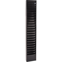 Pr&eacute;sentoirs, Stationnaire, 23 fentes, Acier, 9-3/4" la x 4-1/8" p x 65-1/2" h - Durham Manufacturing 401-08