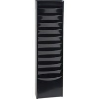 Pr&eacute;sentoirs, Stationnaire, 11 fentes, Acier, 9-3/4" la x 4-1/8" p x 36" h - Durham Manufacturing 402-08